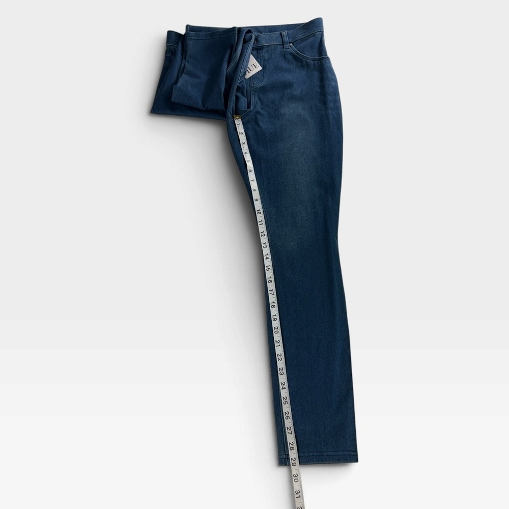 HUE Ultra Soft Denim Legging U20652H Womens Large Steely Blue Wash NWT - Picture 4 of 10